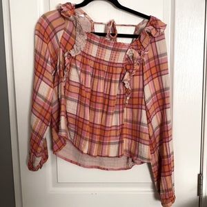 Multi color free people medium top